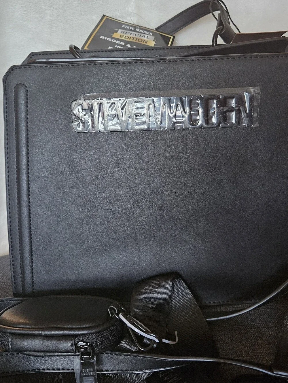Steve Madden Black Beverlyn Special Edition Crossbody